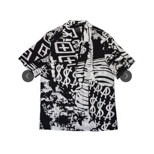 NWT Ksubi Ikonik Resort graphic-print shirt Button Size XL Resort Wear‎ Mens